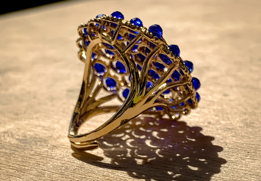 Tree Of Life With Agatha blue ring