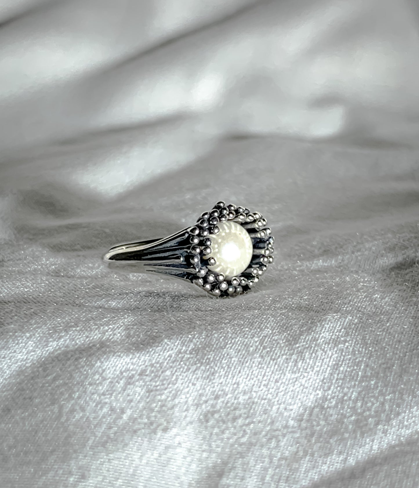 Moon Light Thai silver ring